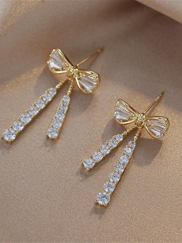 Women's Earrings Fashion Outdoor Ribbon bow Earring